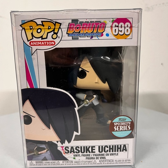 Funko Pop! Boruto: Naruto Next Generations - Sasuke Uchiha with Missing Arm #698 - Picture 3 of 7